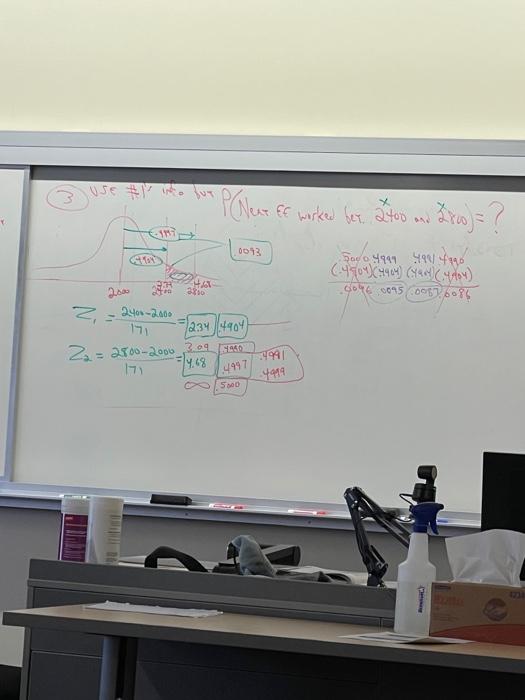 please see the example and correct question 3 use
