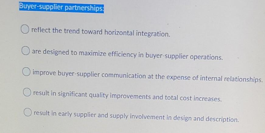 2 questions from supply chain management .please