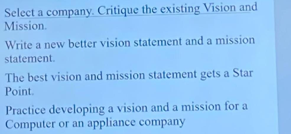 Please I need 300 words with mission and vision