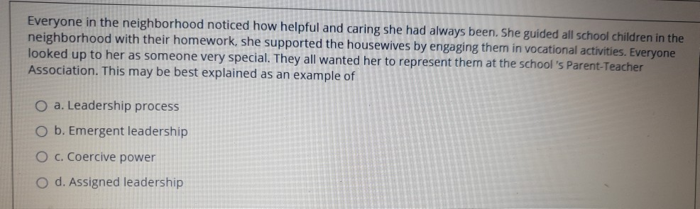 Everyone in the neighborhood noticed how helpful