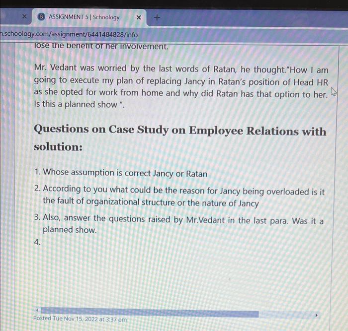 hi staff, can anyone solve this case study asap