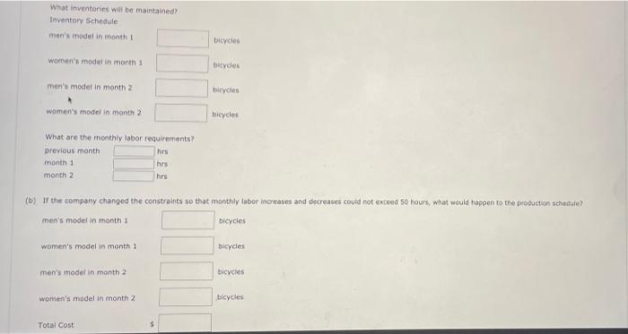 Alinear programming computer package is needed