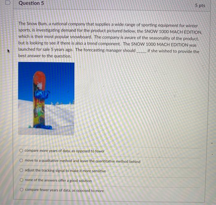 really need help solving. thank you D Question 5