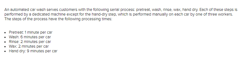 An automated car wash serves customers with the