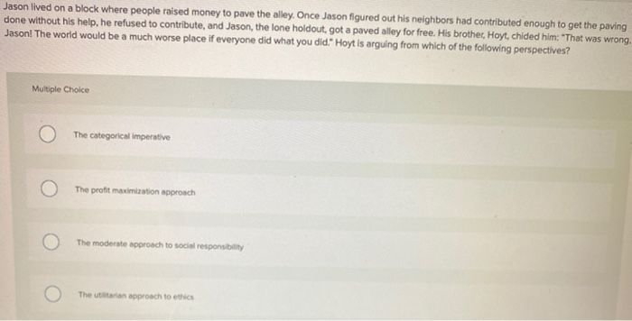 Jason lived on a block where people raised money