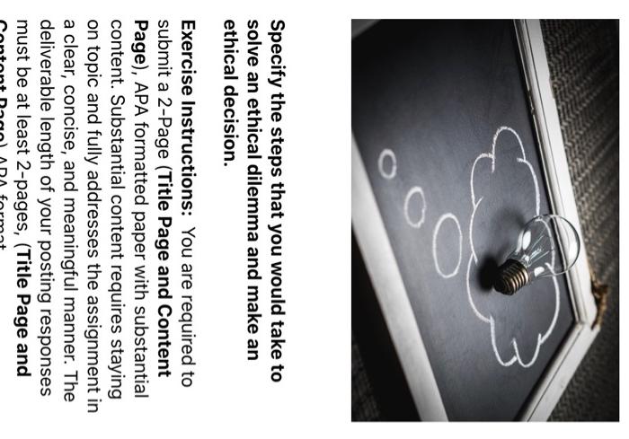 atleast 500 words Specify the steps that you