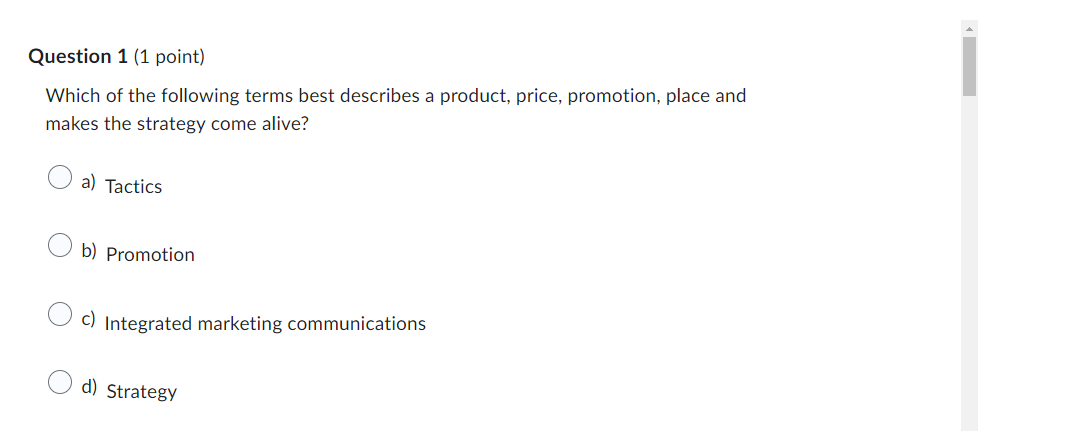 Which of the following terms best describes a