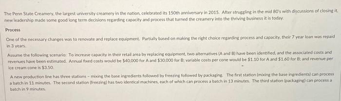 The Penn State Creamery, the largest university