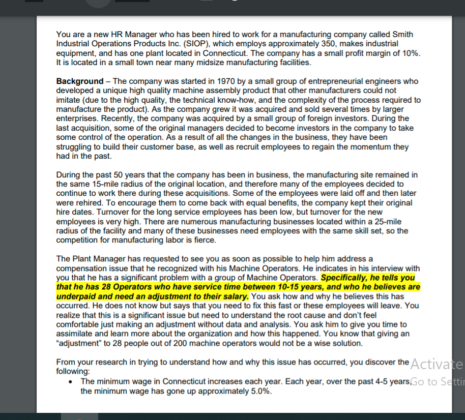 Answer these questions based on the case study