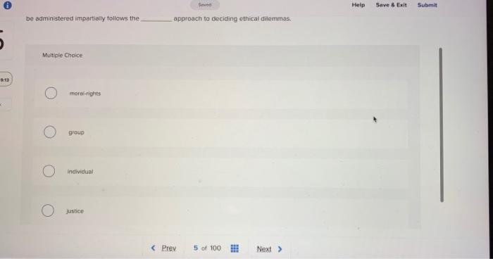 Saved Help Save & Exit Submit Submit When Chloe