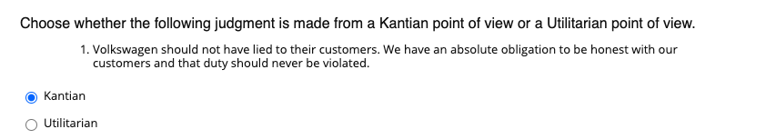 Choose whether the following judgment is made