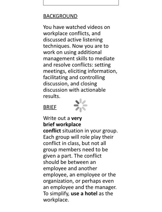 I want it as a conversation between two people at