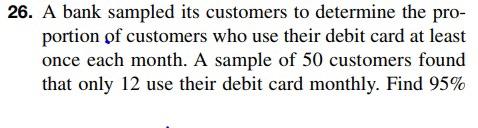Your tasks: In Excel, do question 26 from Evans