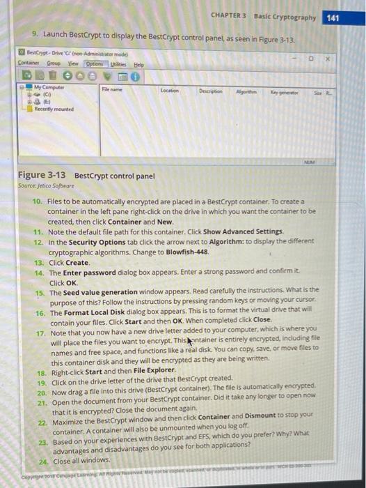 Project 3-5: Using BestCrypt Third-party software