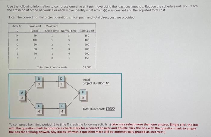 PLEASE HELP!!! Use the following information to