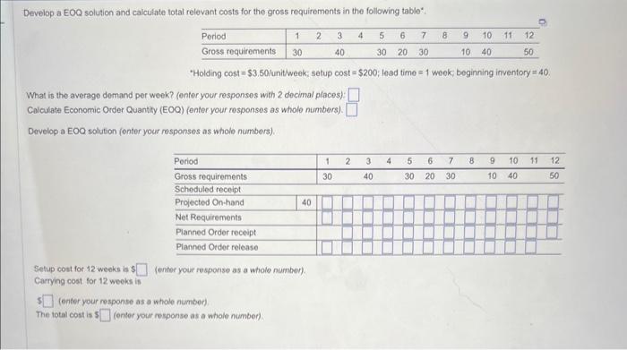 please abswer. ill thumbs up 'Holding cost =$3.50