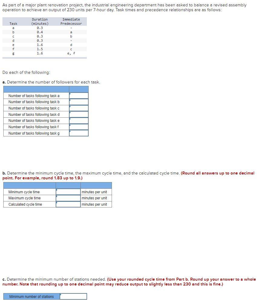 I need help with E. I keep getting it wrong As