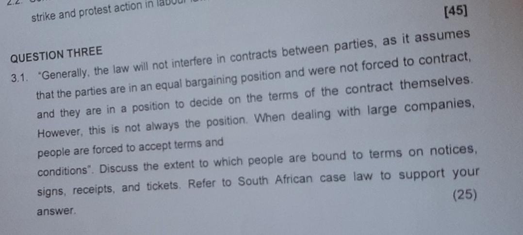 3.1. generally, the law will not interfere in