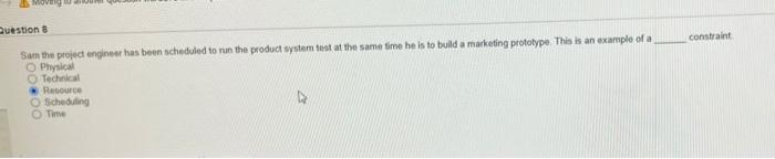 Sam the project encineer has been scheduled to