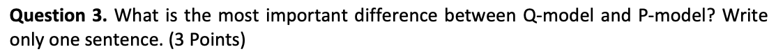 Question 3. What is the most important difference