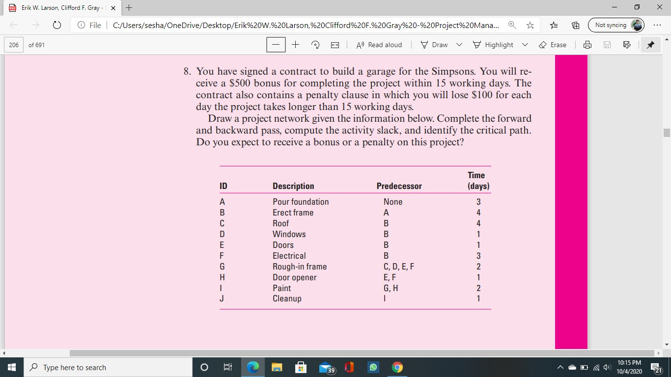 PDF Erik W. Larson, Clifford F. Gray - X + File