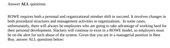 Best Practices at Best Buy Do traditional