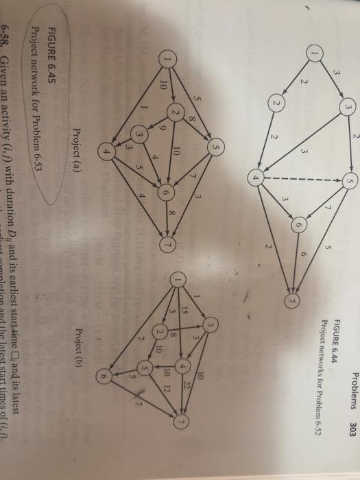can you solve question 6-53 by the critical path