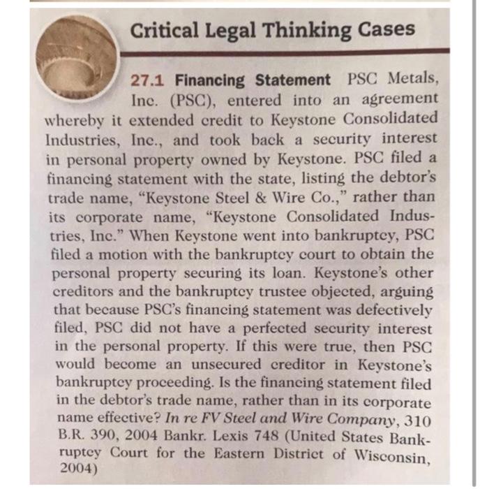 please correctly answer scenario (27.1) in 3-5