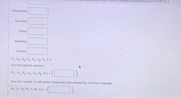 A linear programming computer package is needed.