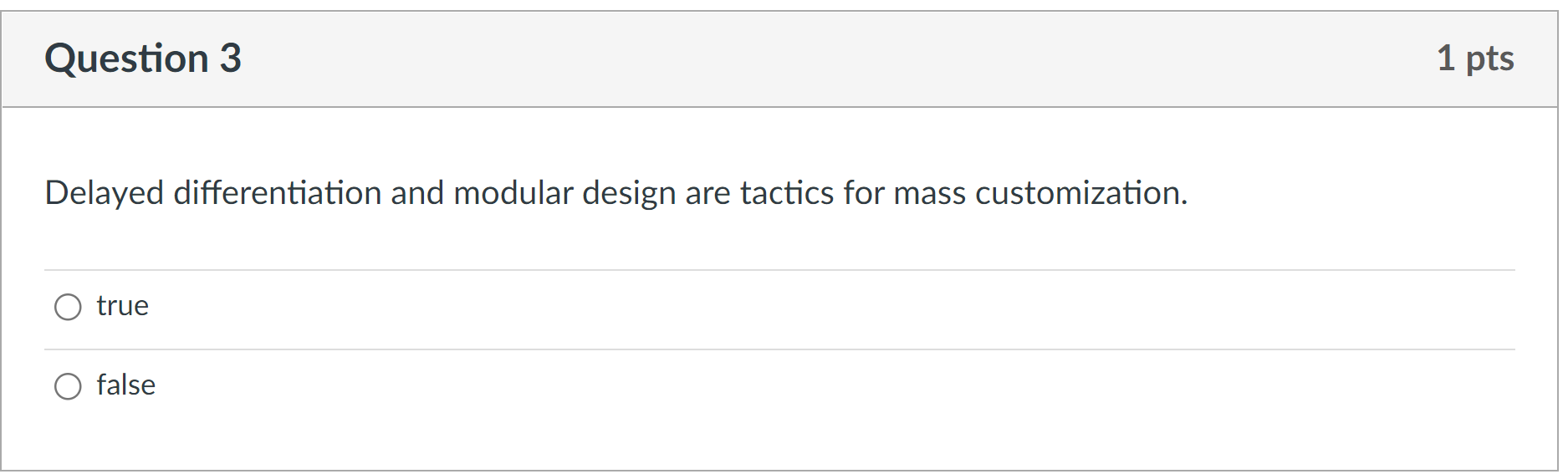 Delayed differentiation and modular design are