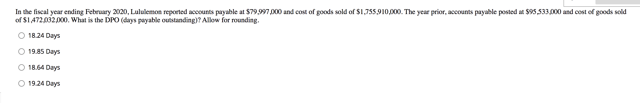 When thinking on the Cost of Goods (COGS) Sold