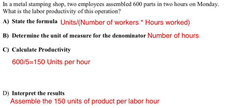 In a metal stamping shop, two employees assembled