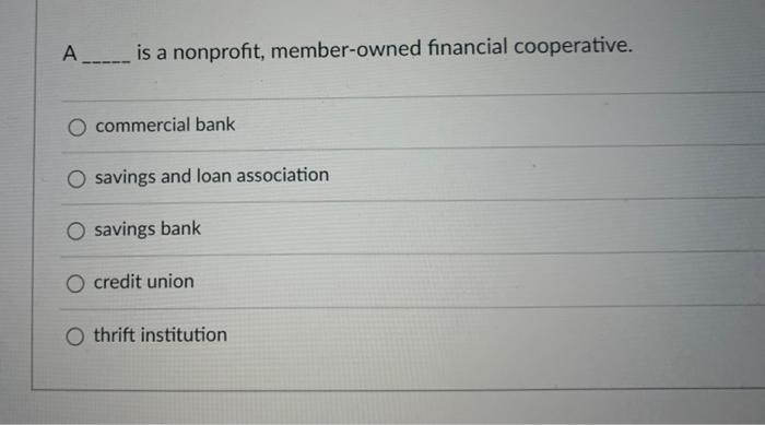 Which of the following statements about credit