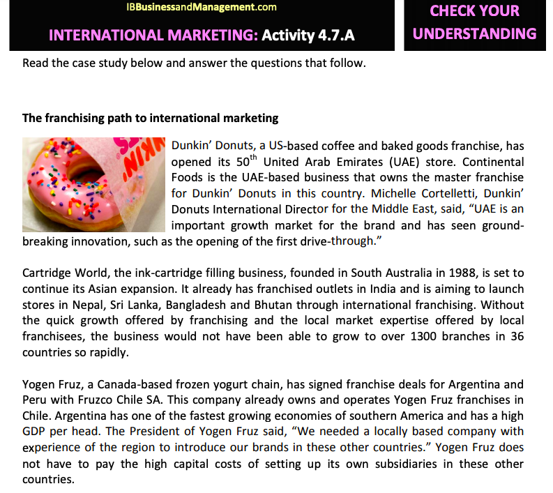 IBBusinessand Management.com CHECK YOUR