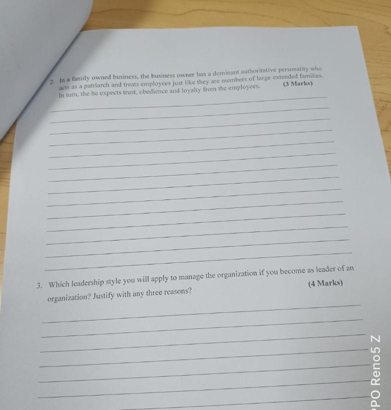 Identify and explain what leadership style is