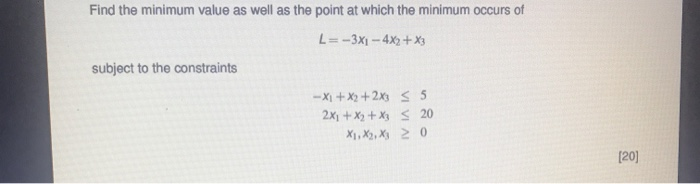 please use Octave Find the minimum value as well