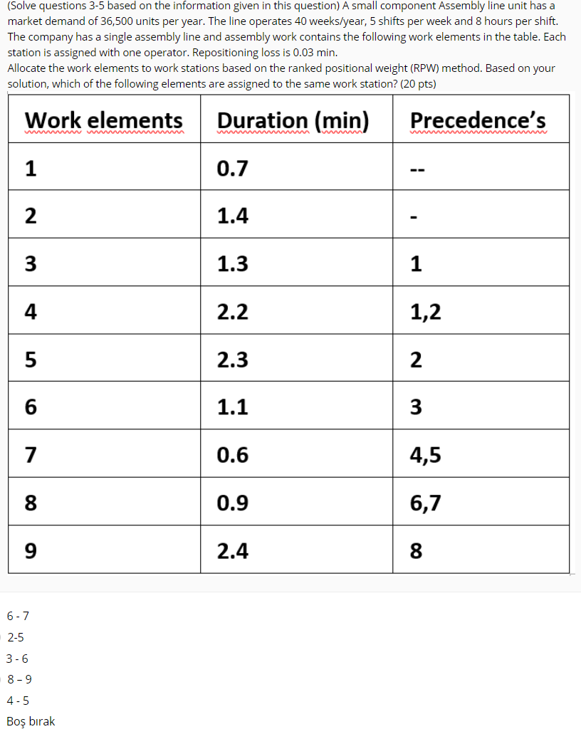 HELP (Solve questions 3-5 based on the