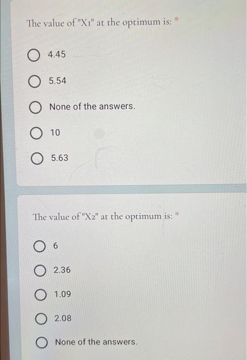 Consider the following example Maximize subject