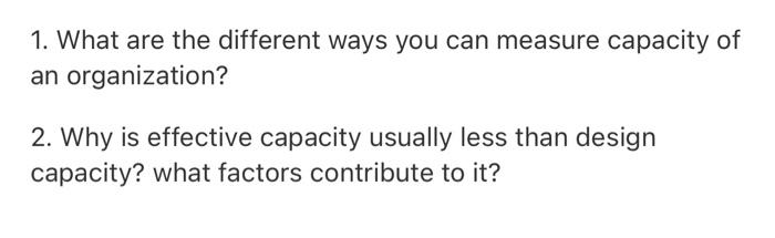 i want a short basic answer 1. What are the