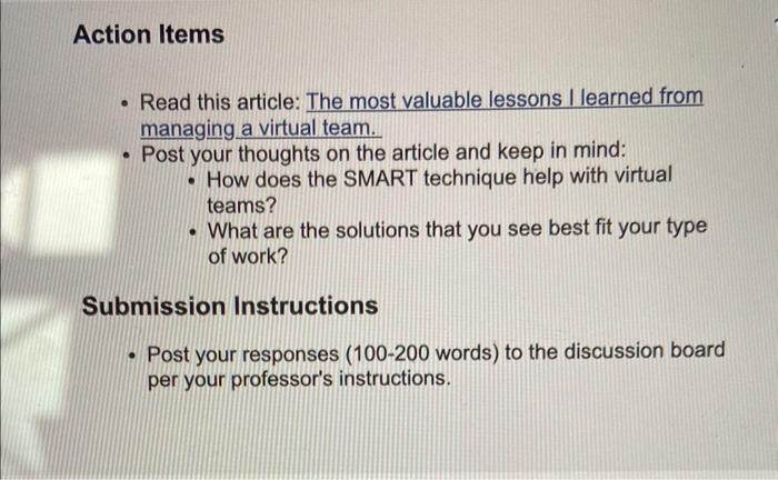 Read this article: The most valuable lessons I