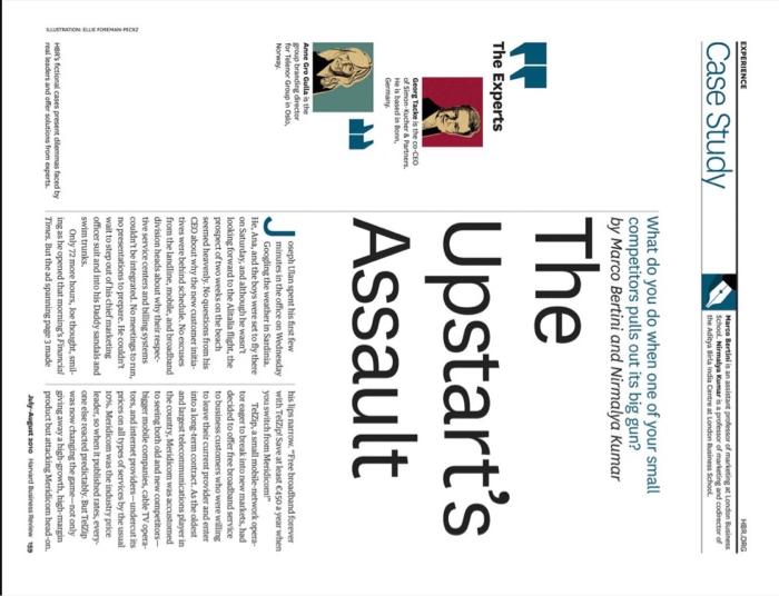 Write down the case study answers TRATION FOR