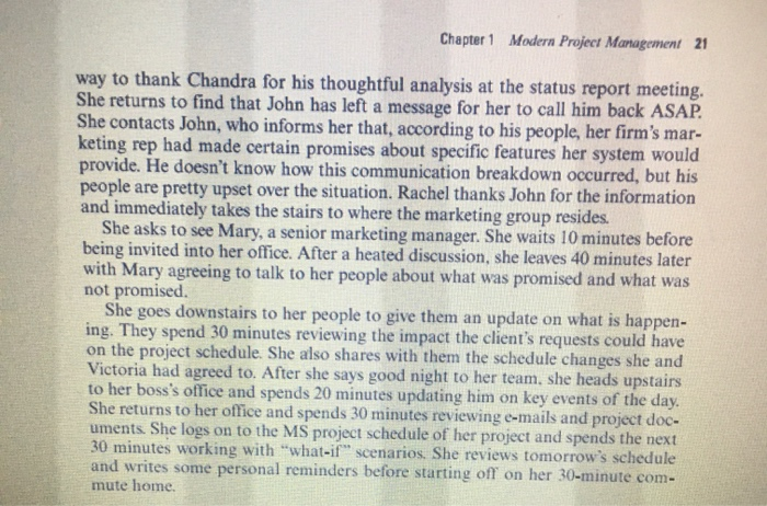 Notes Q1. What does the case tell you about what