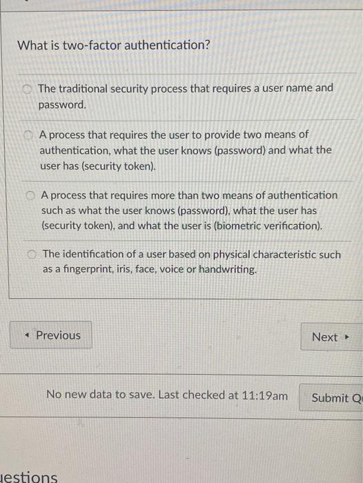 What is two-factor authentication? The