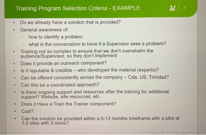 1. What was one take away you had about Nutrien