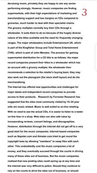 QUESTIONS 1. Identify the key environmental