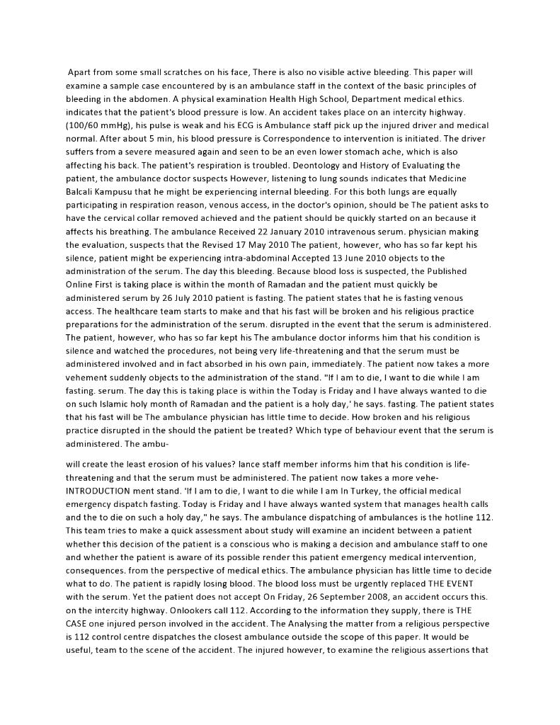 Briefly summarize the article, include the