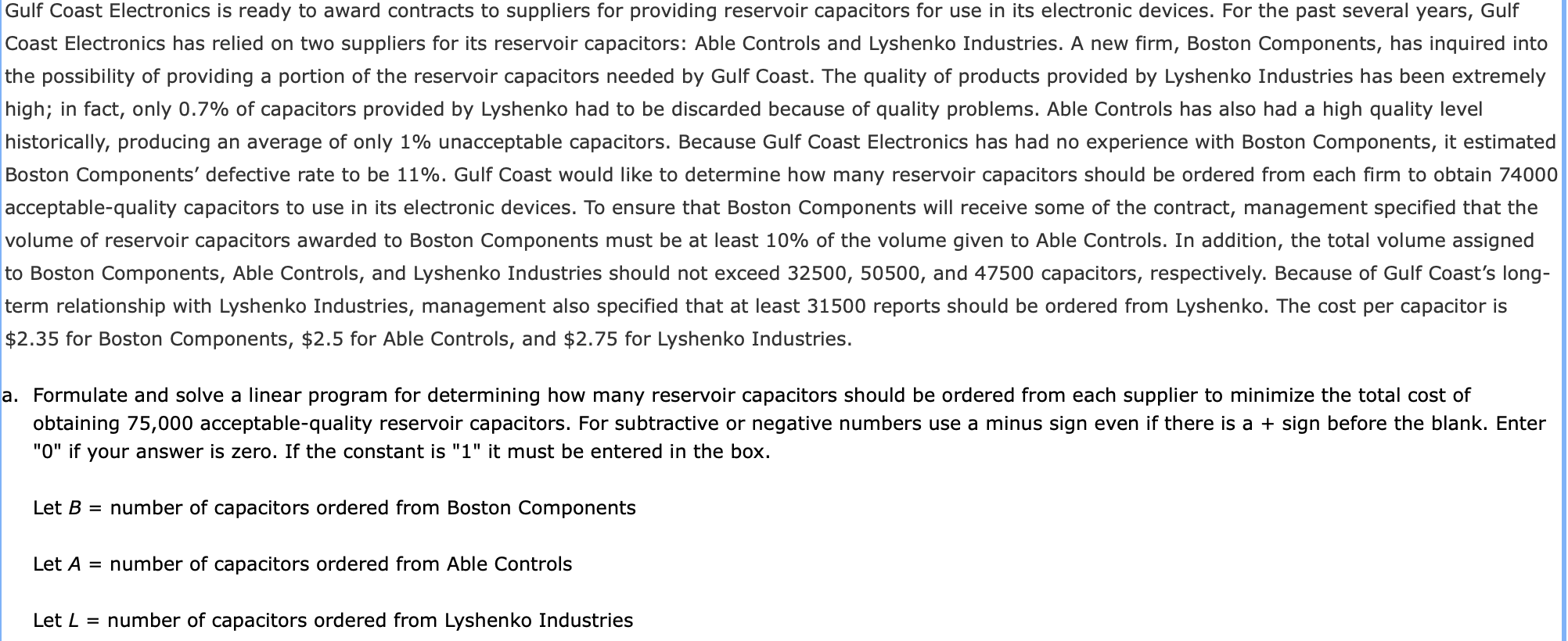 Gulf Coast Electronics is ready to award