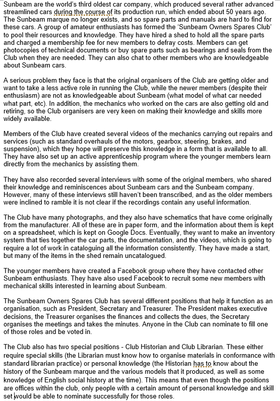 Who should they ask in the SOSC in order to find