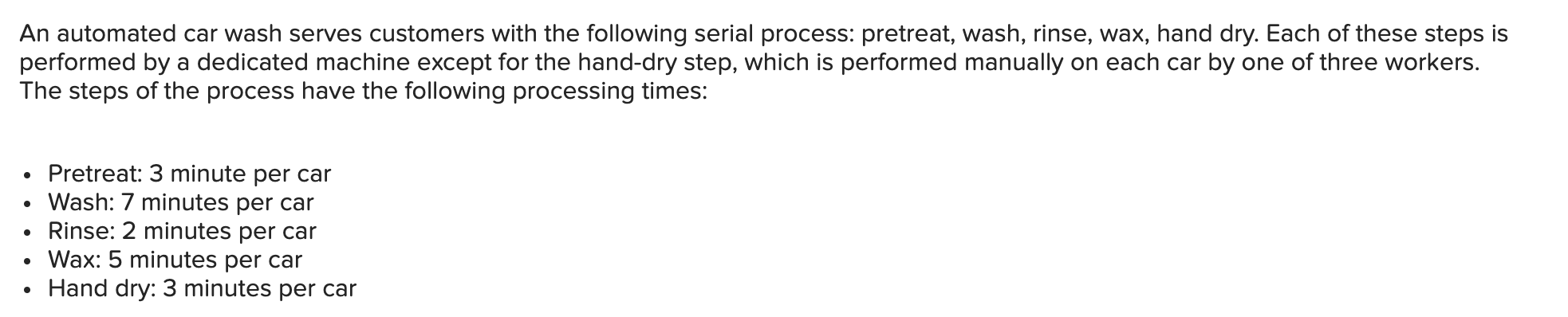 An automated car wash serves customers with the