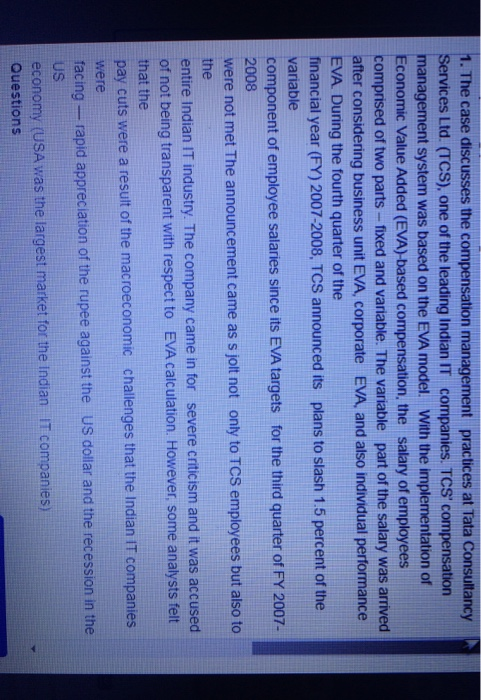 1. The case discusses the compensation management